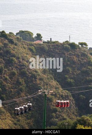 Taormina cable car Sicily Italy Stock Photo: 60667713 - Alamy