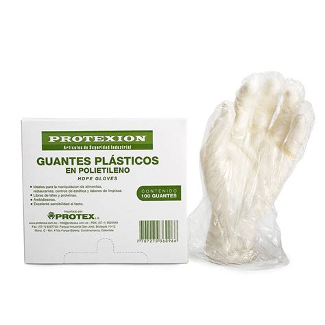 GUANTE DESECHABLE PLÁSTICO PROTEXIÓN PROTEX S A S