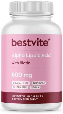 Amazon Bestvite Alpha Lipoic Acid Mg Per Capsule With Biotin