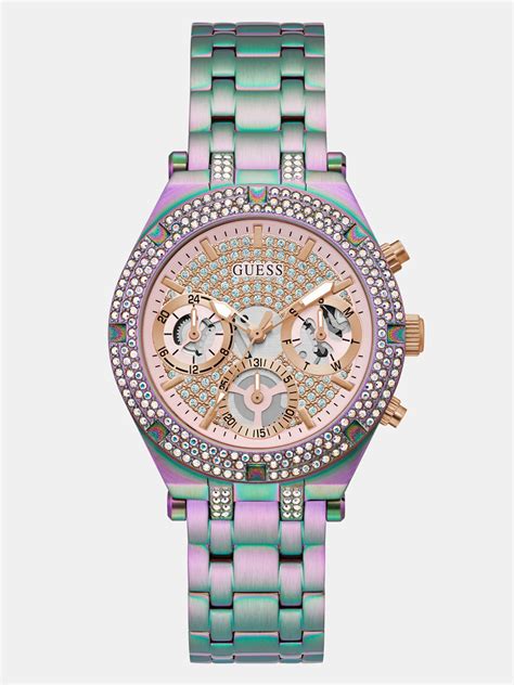 Guess Reloj Multifunci N Con Cristales Mujer