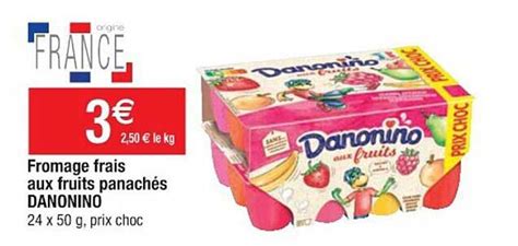 Promo Fromage Frais Aux Fruits Panachés Danonino chez Cora iCatalogue fr