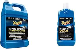 Amazon Meguiar S M6701 One Step Compound 128 Fl Oz M5616 Marine RV