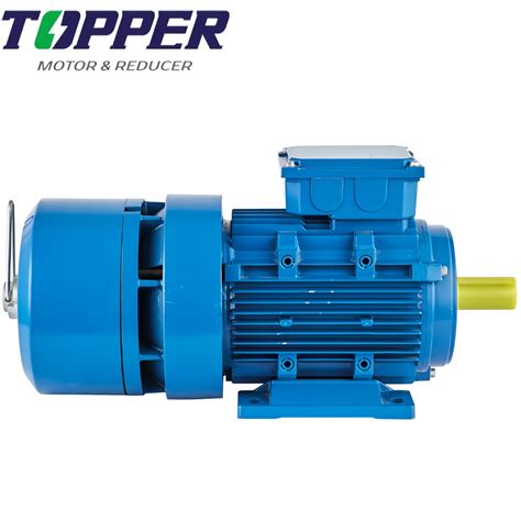 Yej Three Phase 0 75kw 22kw Braking Electrical Motor With DC Brakes