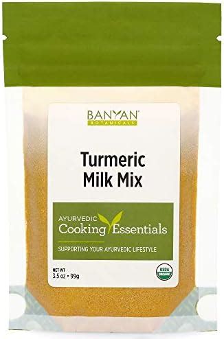 Banyan Botanicals Turmeric Milk Mix Organic Turmeric Latte Mix With