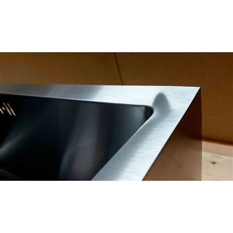 Astini Belfast Bowl Brushed Stainless Steel Kitchen Sink Grade