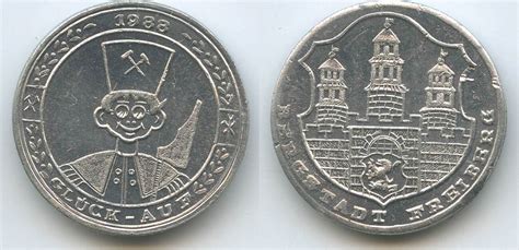 Deutschland Bundesrepublik Sachsen Medaille Souvenir Token 1988 M 6356