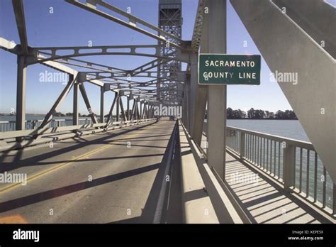 Rio Vista Bridge D093 Stock Photo - Alamy