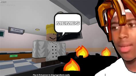 Roblox Cook Burgers Funny Moments Youtube