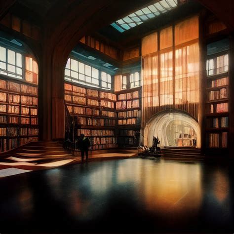 Futuristic Library by EnchantedHawke on DeviantArt