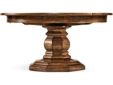 Jonathan Charles Casually Country Round Wood Farmhouse Walnut Dining ...