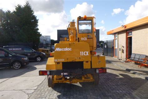 Mecalac Cx Mewp Rail Road Max Machinery Equipment