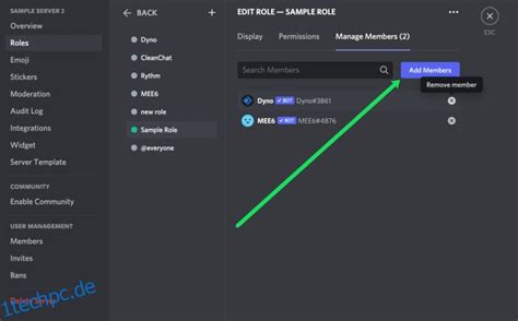 Wie Man Rollen In Discord Hinzufügt Verwaltet Und Löscht