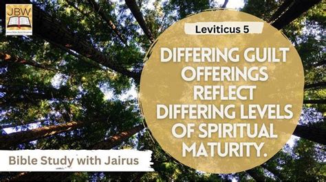 Leviticus Differing Guilt Offerings Reflect Differing Levels Of