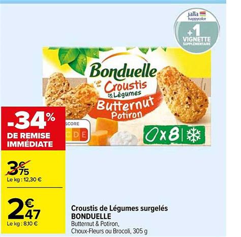 Promo Croustis De L Gumes Surgel S Bonduelle Chez Carrefour Market