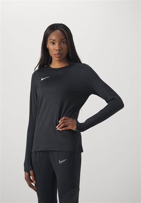 Nike Performance Strike Crew Long Sleeved Top Black Anthracite