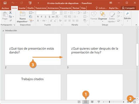 Vista Clasificador De Diapositivas CustomGuide