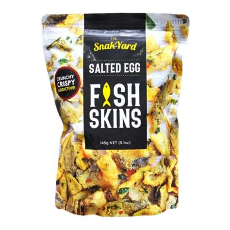 The Snak Yard Salted Egg Fish Skins 255gms Shopee Philippines