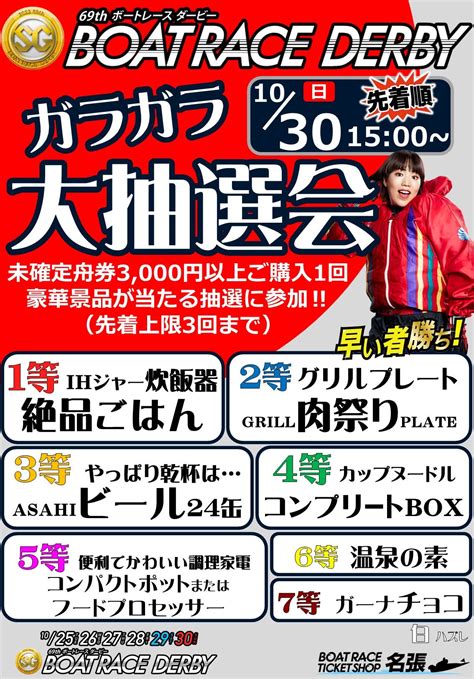 10月29日・常滑「第69回ボートレースダービー」5日目！ ボートレース チケットショップ「ミニボートピア名張」の公式ブログ