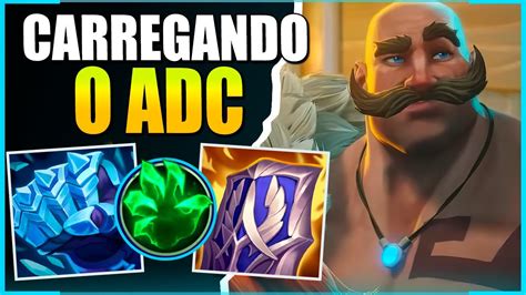 Como Jogar De Braum E Carregar Adc Que N O Bate Braum Gameplay League