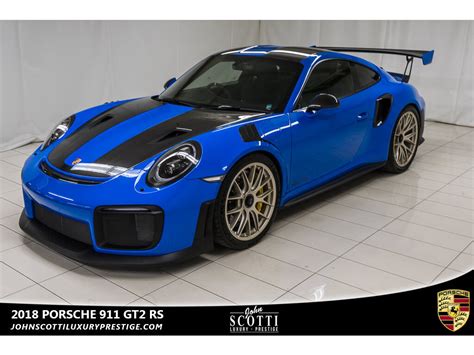 2018 Porsche 911 Gt2 Rs Pts Voodoo Blue Kirkland