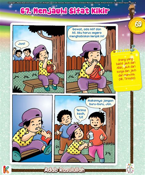 101 Komik Teladan Islam Dan Adab Hadist Rasulullah Komik