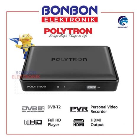 Jual Polytron Set Top Box PDV 600T2 DVB T2 TV Digital Shopee Indonesia