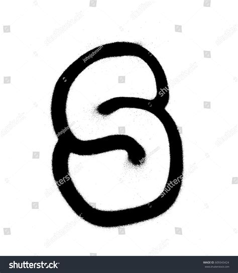 Graffiti Bubble Font Number 5 Black Stock Vector (Royalty Free) 609343424 | Shutterstock