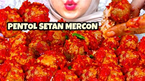 GILAASMR PENTOL URAT SAPI SAMBAL MERCON SUPER PEDAS JONTOR ASMR