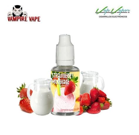 Aroma Vampire Vape Strawberry Milkshake Batido De Fresa Ml