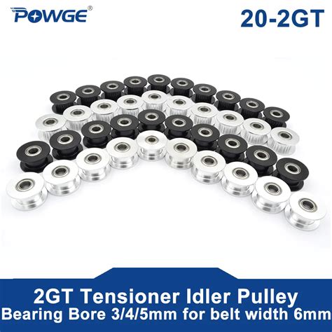 Powge Pcs M Gt Teeth Synchronous Wheel Idler Pulley Bore Mm