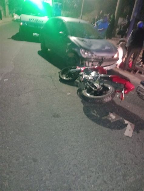 Un Motociclista Est Grave Luego De Chocar En Barrio La Quinta El