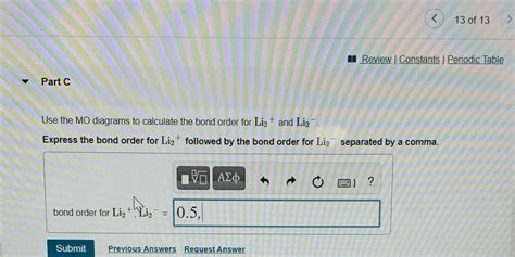 Solved Of Review Constants Periodic Table Part C Use The Mo