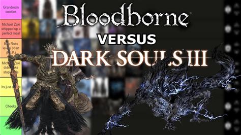 Bloodborne Vs Dark Souls 3 In Terms Of Bosses Youtube