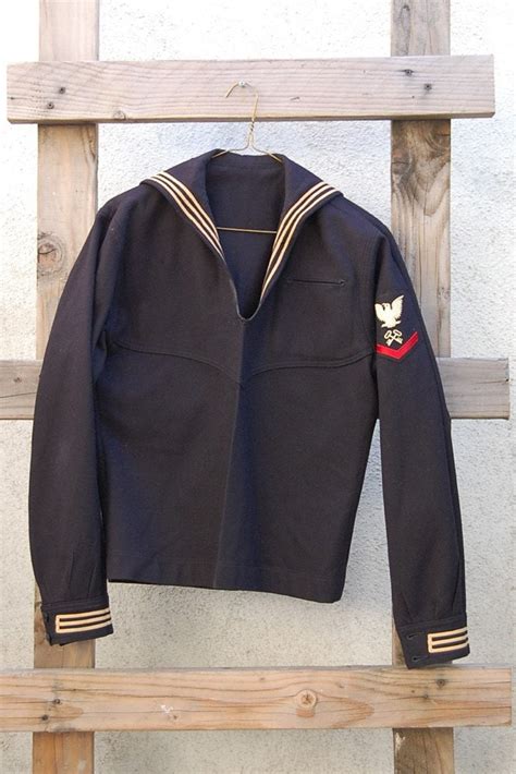 Vintage Rare Us Navy Wool Sailor Uniform By Thehumblepeddler