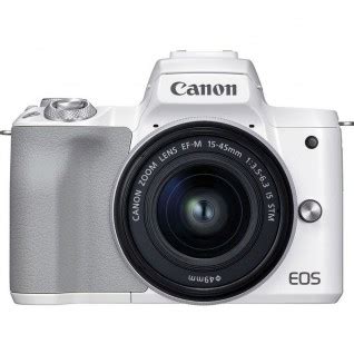 Canon EOS M50 Mark II Kit 15-45 IS STM Белый фотоаппарат купить в Минске