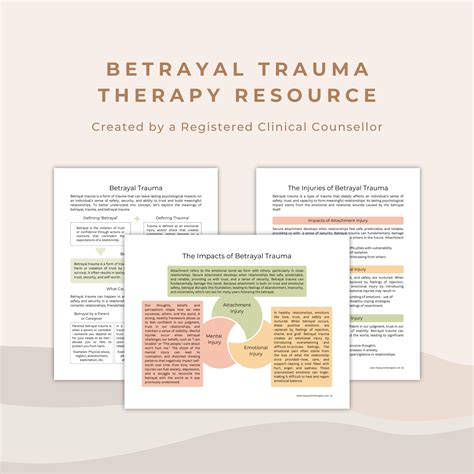 Betrayal Trauma Resource for Understanding Attachment Injury | Trauma