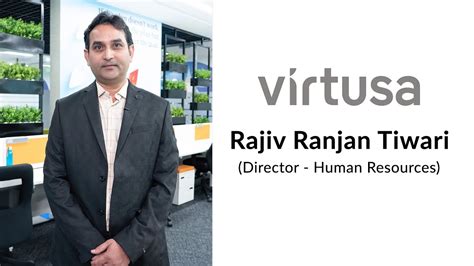 Virtusa Rajiv Ranjan Tiwari Director Human Resources Showcase