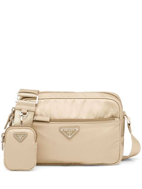 Prada Bolsa Crossbody Re Nylon Neutro Farfetch Mx