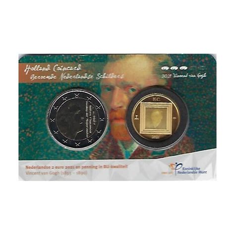 Nederland 2021 Holland Coin Fair Coincard Thema Vincent Van Gogh Met