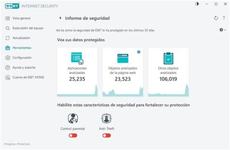 Informe de seguridad ESET Internet Security 17 Ayuda en línea de ESET