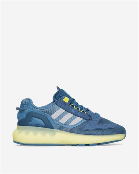 Adidas Originals Suede Zx K Boost Sneakers Blue For Men Lyst Uk