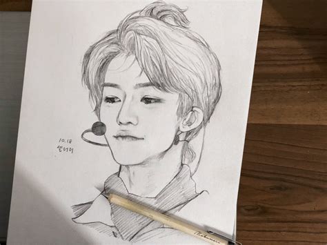 Nct Line Art Drawing Jaemin