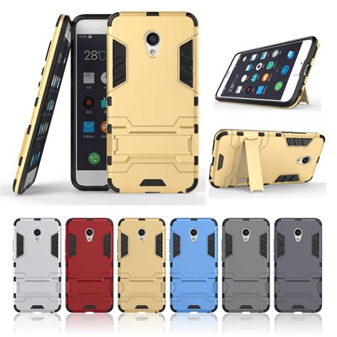 For Meizu MX5 Pro Case Hard PC Soft TPU Plastic Kickstand Holder Hybrid