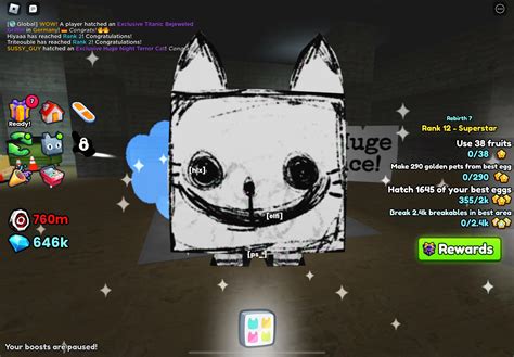 I FINALLY GET THE HUGE NIGHT TERROR CAT R PetSimulator99