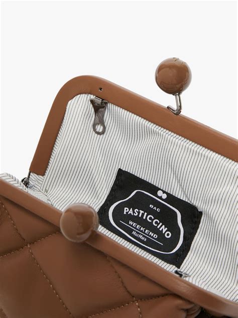 Small Pasticcino Bag In Nappa Leather Brown Weekend Max Mara