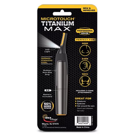 microtouch titanium max    personal trimmer shop electric