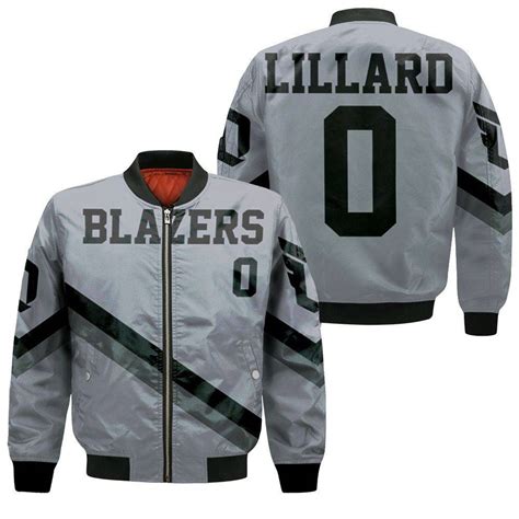 Blazers Damian Lillard Inspired Bomber Jacket Bbj1513 We Sell Presents You Sell Memories