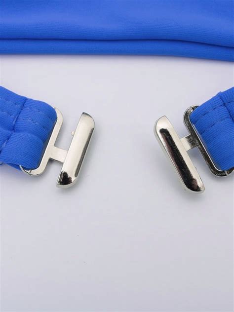 High Waist Strap Bikini Set Blue L In Bikini Sets Online Store Best For Sale Emmiol