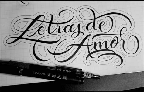 Letras De Amor Letters Of Love Custom Script Lettering Drawing