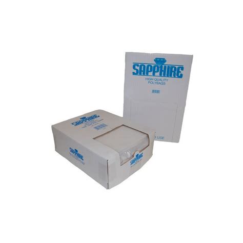 Sapphire Polythene Bags 200 Guage 8 X 10 Pack 1000 Cooksmill